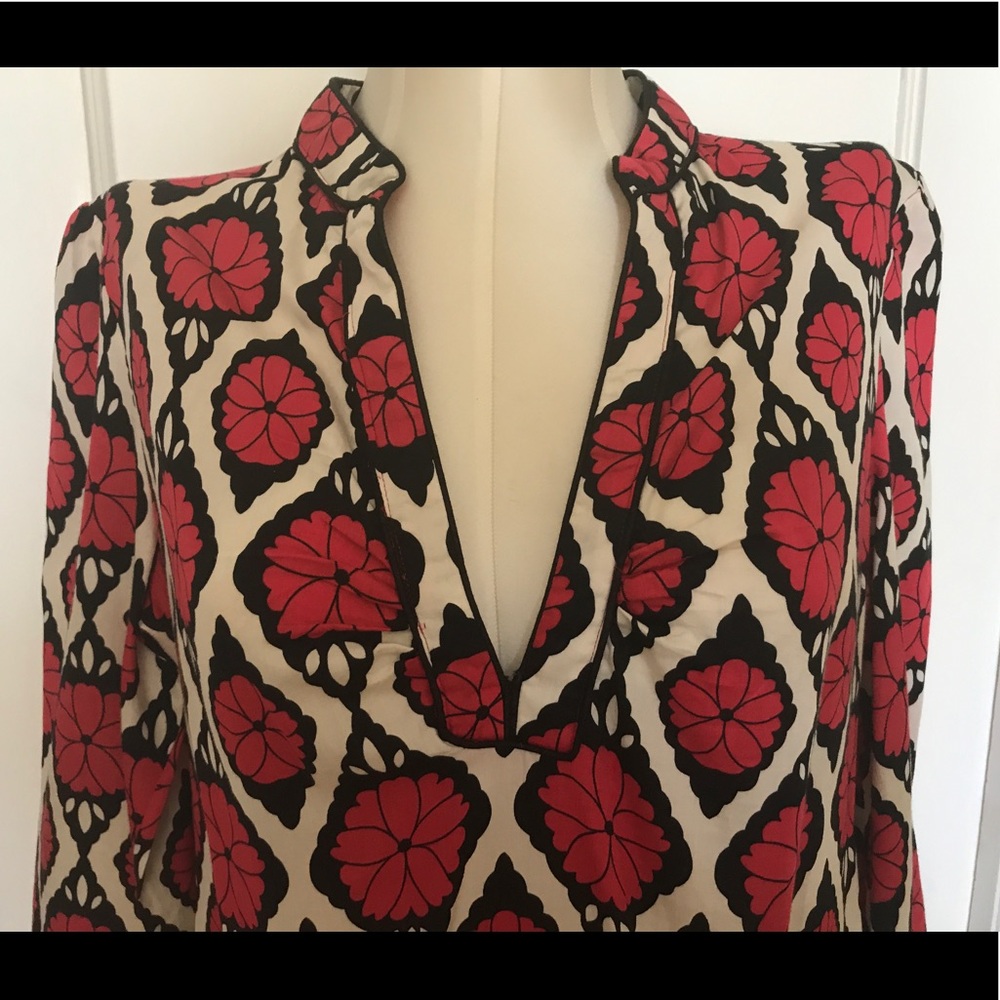 Red and Black Libelula Studio (UK) Beach dress